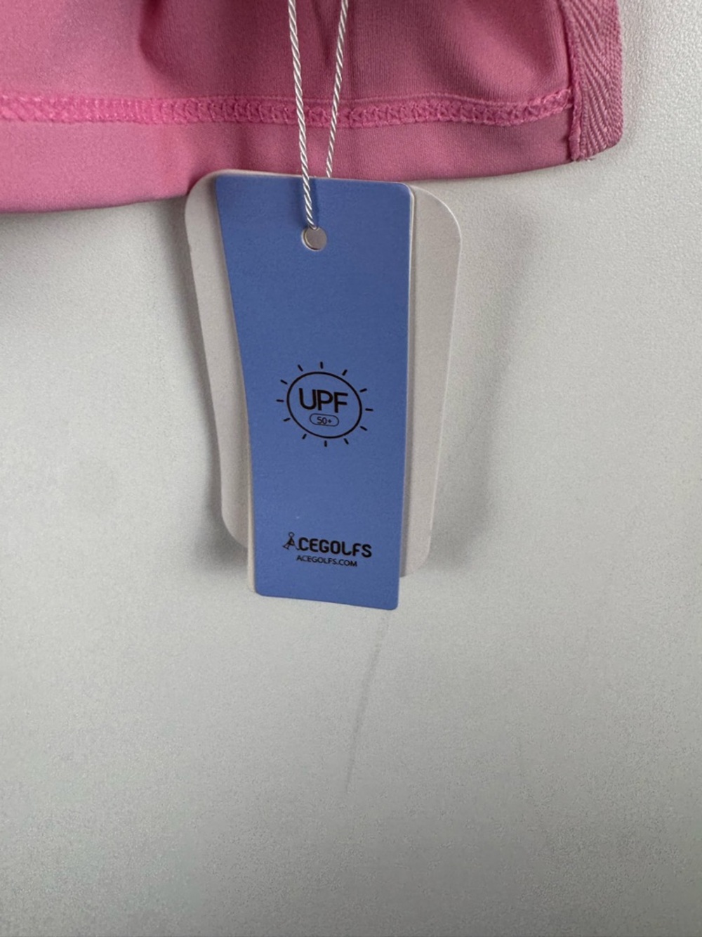 Cegolfs UPF 50+ Ruffle Neck Sweatshirt Sz XXL Preppy Tennis Pink Outdoor NEW - Picture 5 of 8